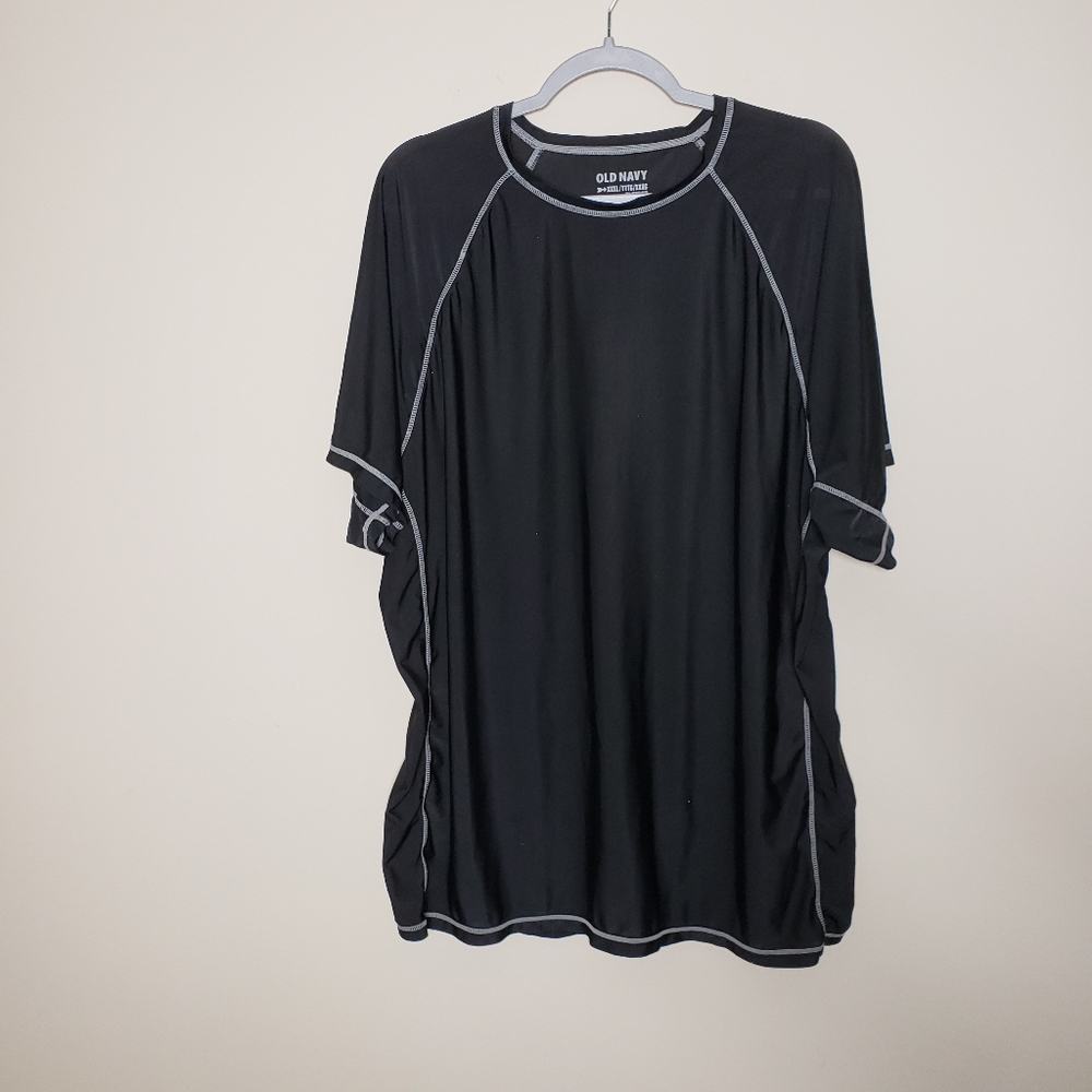 Old Navy Mens Short Sleeve Tee Black Jack Size XXXL Tall